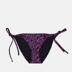 Moda mare Bikini Bottom Versace Viola Femme