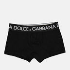 Roupa íntima e homewear Boxer à logo Dolce & Gabbana Preto Homme