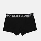Roupa íntima e homewear Boxer à logo Dolce & Gabbana Preto Homme