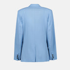 Jackets Blazer jacket MSGM Blue Femme