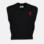 Knitwear Friend of Heart Sweater Ami PARIS Black Unisex