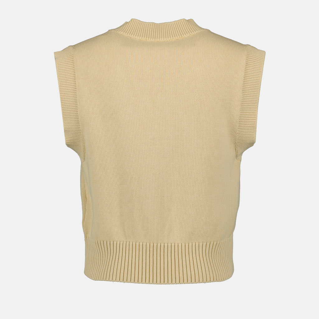 Maille Pull Ami de Coeur Ami PARIS Beige Unisexe