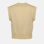 Maille Pull Ami de Coeur Ami PARIS Beige Unisexe