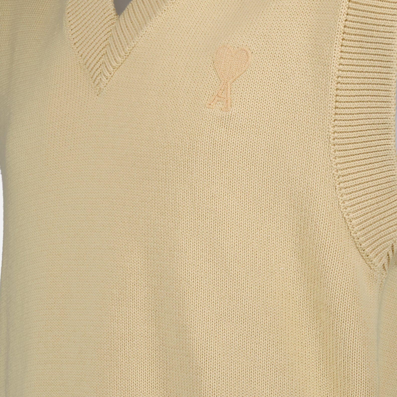 Maille Pull Ami de Coeur Ami PARIS Beige Unisexe