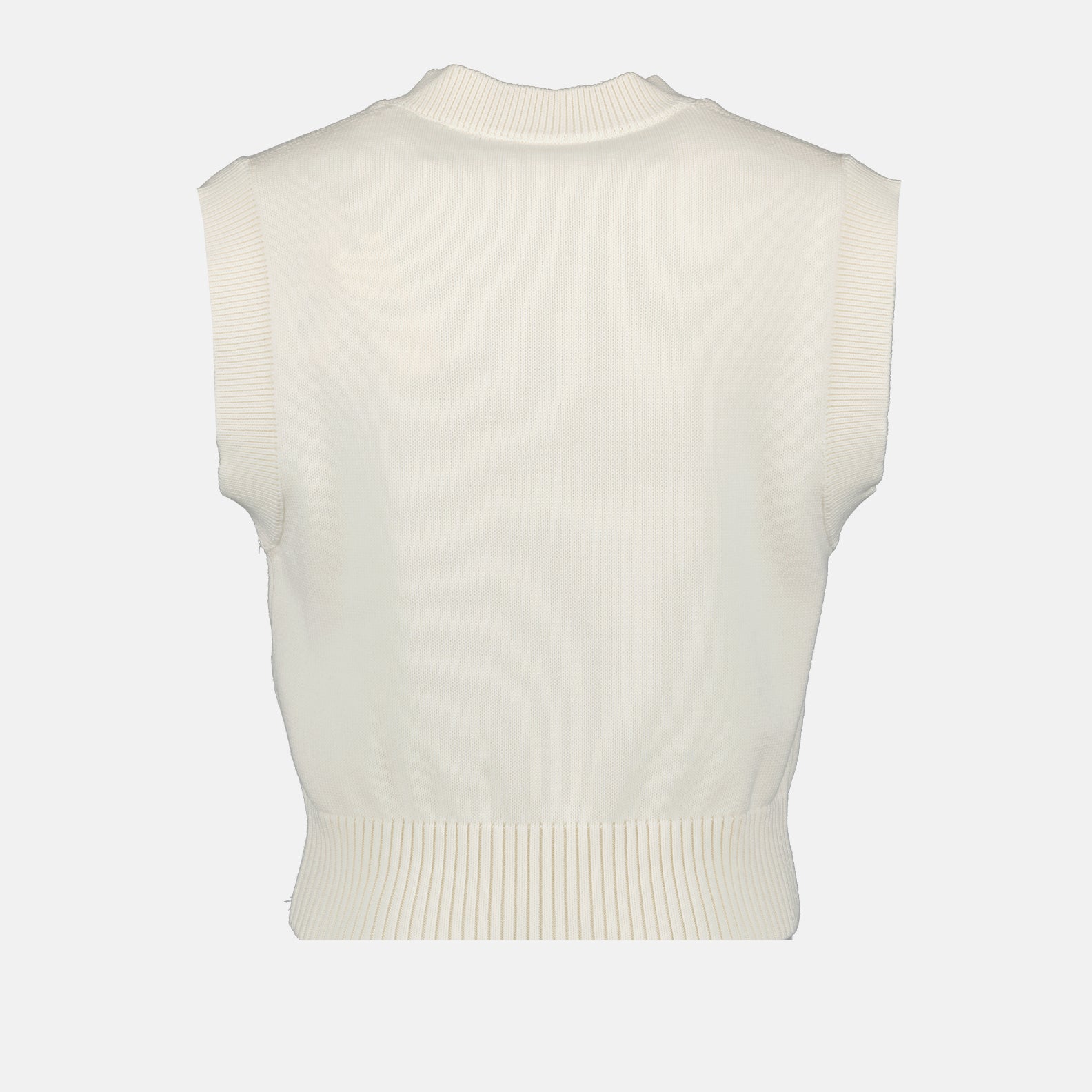 Maille Pull Ami de Coeur Ami PARIS Blanc Unisexe