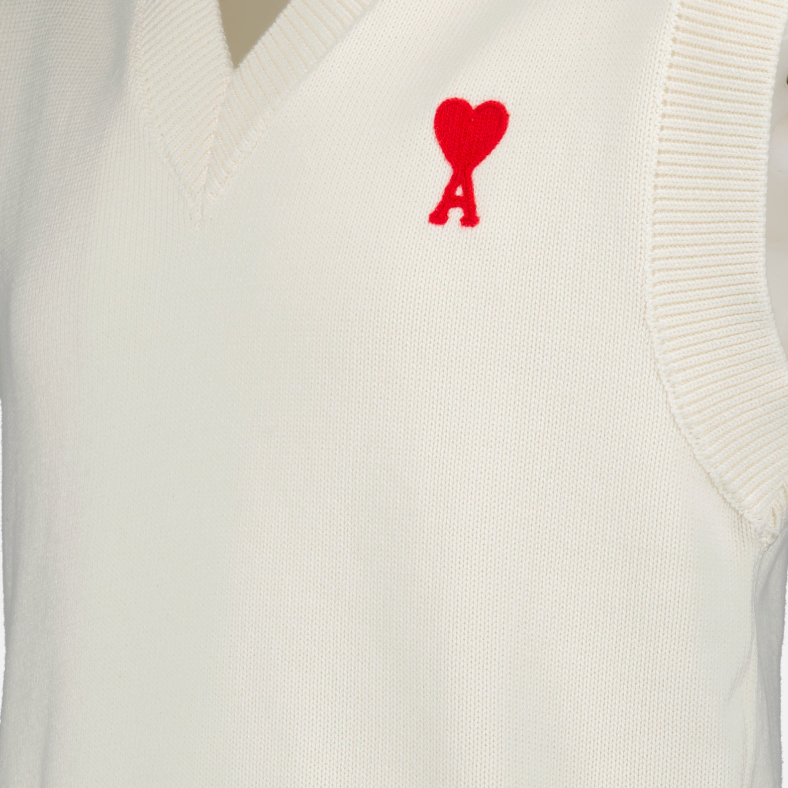 Maille Pull Ami de Coeur Ami PARIS Blanc Unisexe