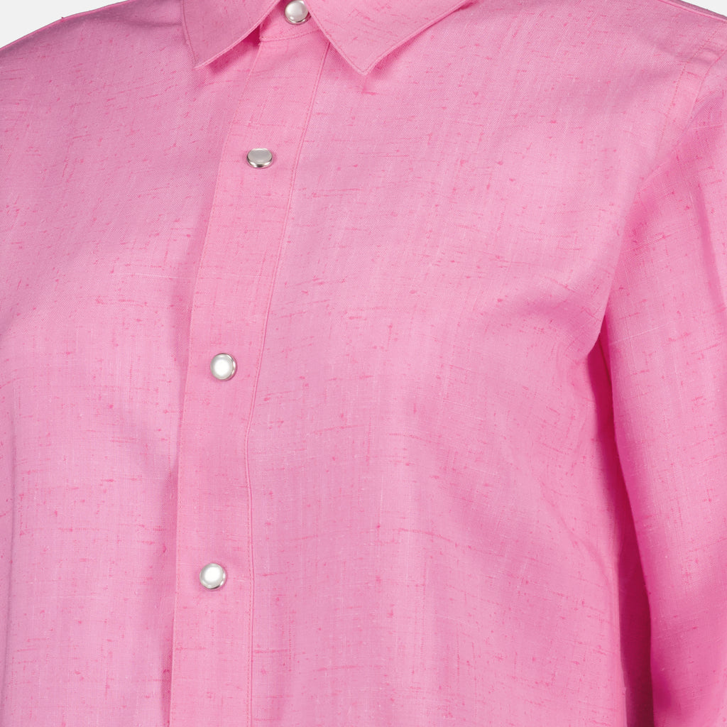 Shirts Viscose shirt Ami PARIS Pink Women