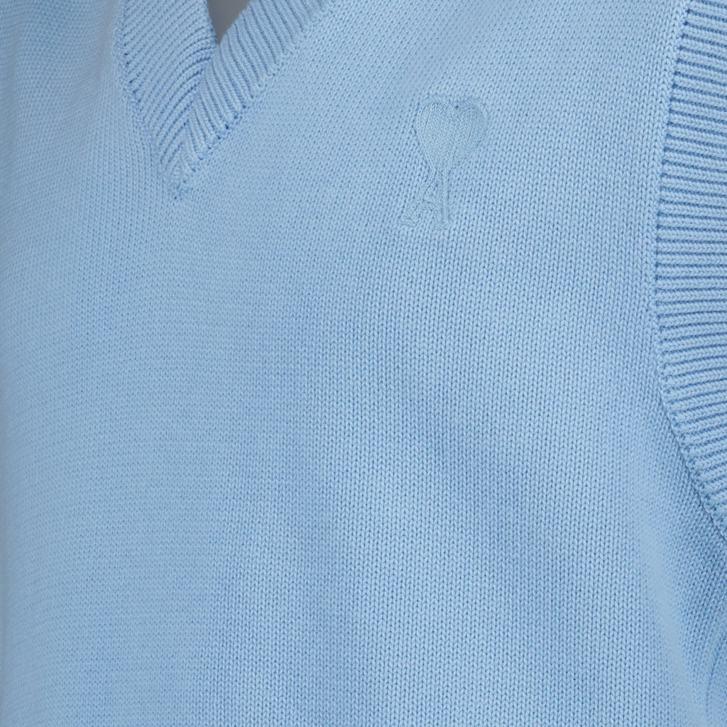 Maille Pull Ami de Coeur Ami PARIS Bleu Unisexe