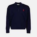 Polos Polo Ami de Coeur Ami PARIS Azul Homme