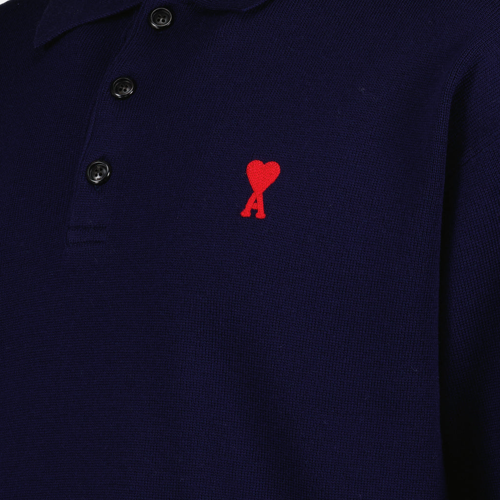 Polos Polo Ami de Coeur Ami PARIS Azul Homme