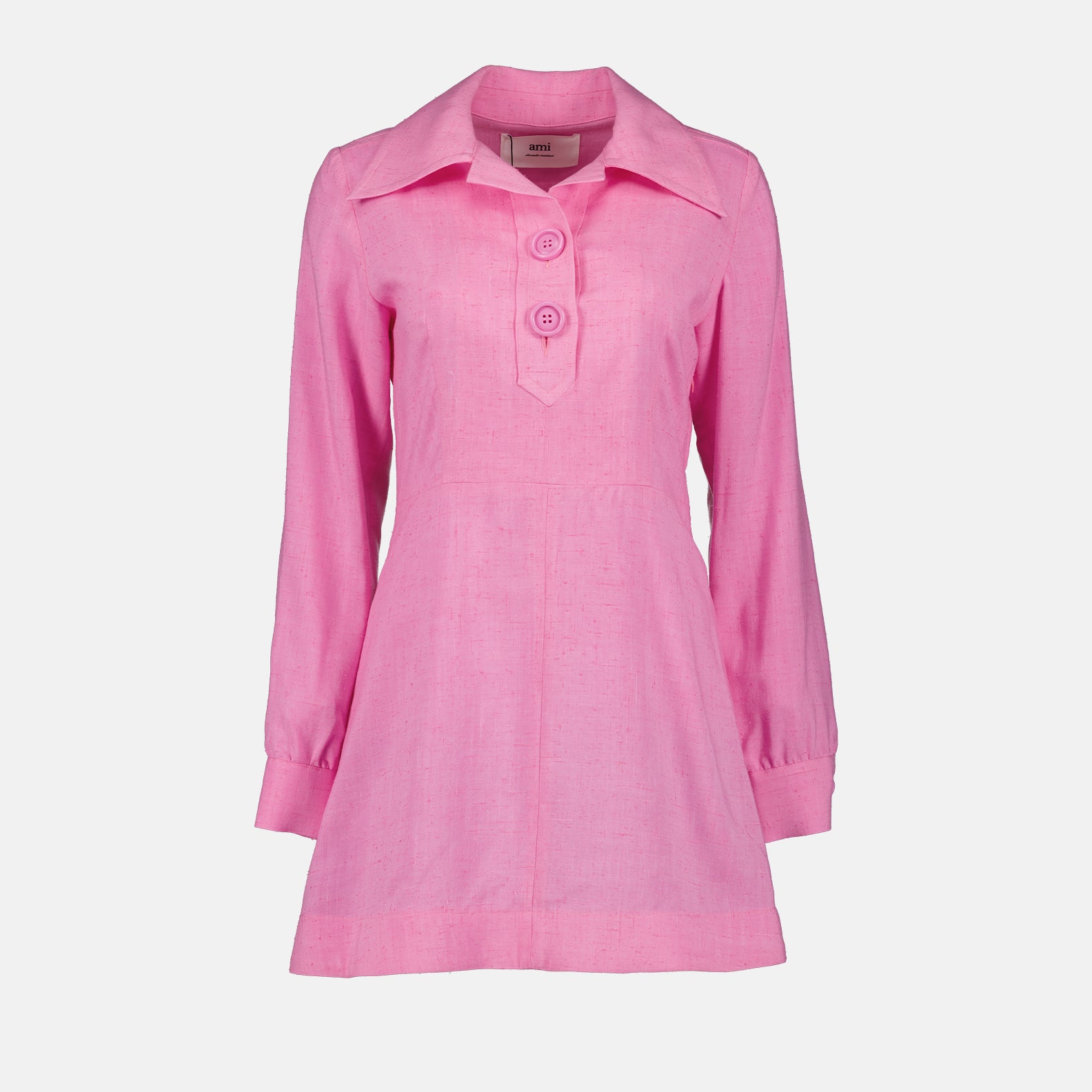 Robes Robe en viscose Ami PARIS Rose Femme