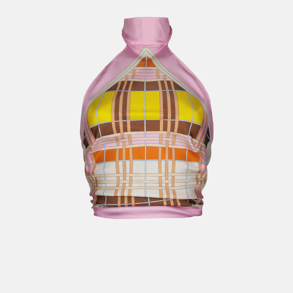 Tops Top en soie Burberry Rose Femme