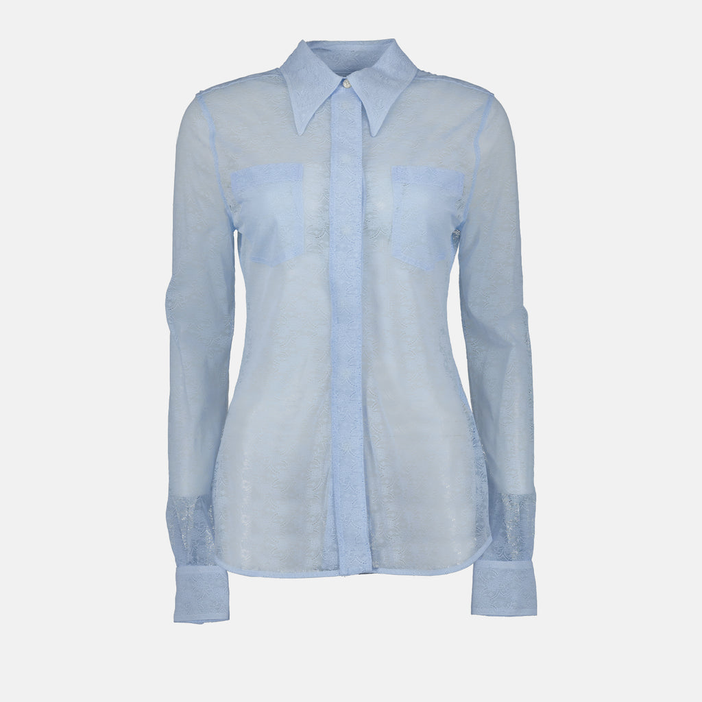 Shirts Openwork shirt Victoria Beckham Blue Women