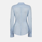 Shirts Openwork shirt Victoria Beckham Blue Women