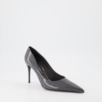Heels Leather pumps Dolce & Gabbana Gray Women