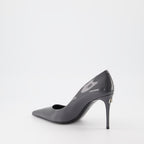 Heels Leather pumps Dolce & Gabbana Gray Women