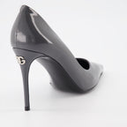 Heels Leather pumps Dolce & Gabbana Gray Women