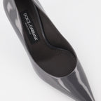 Heels Leather pumps Dolce & Gabbana Gray Women