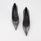 Heels Leather pumps Dolce & Gabbana Gray Women