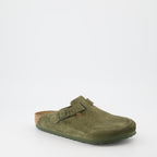Offene schuhe Boston Clogs Birkenstock Khaki Homme