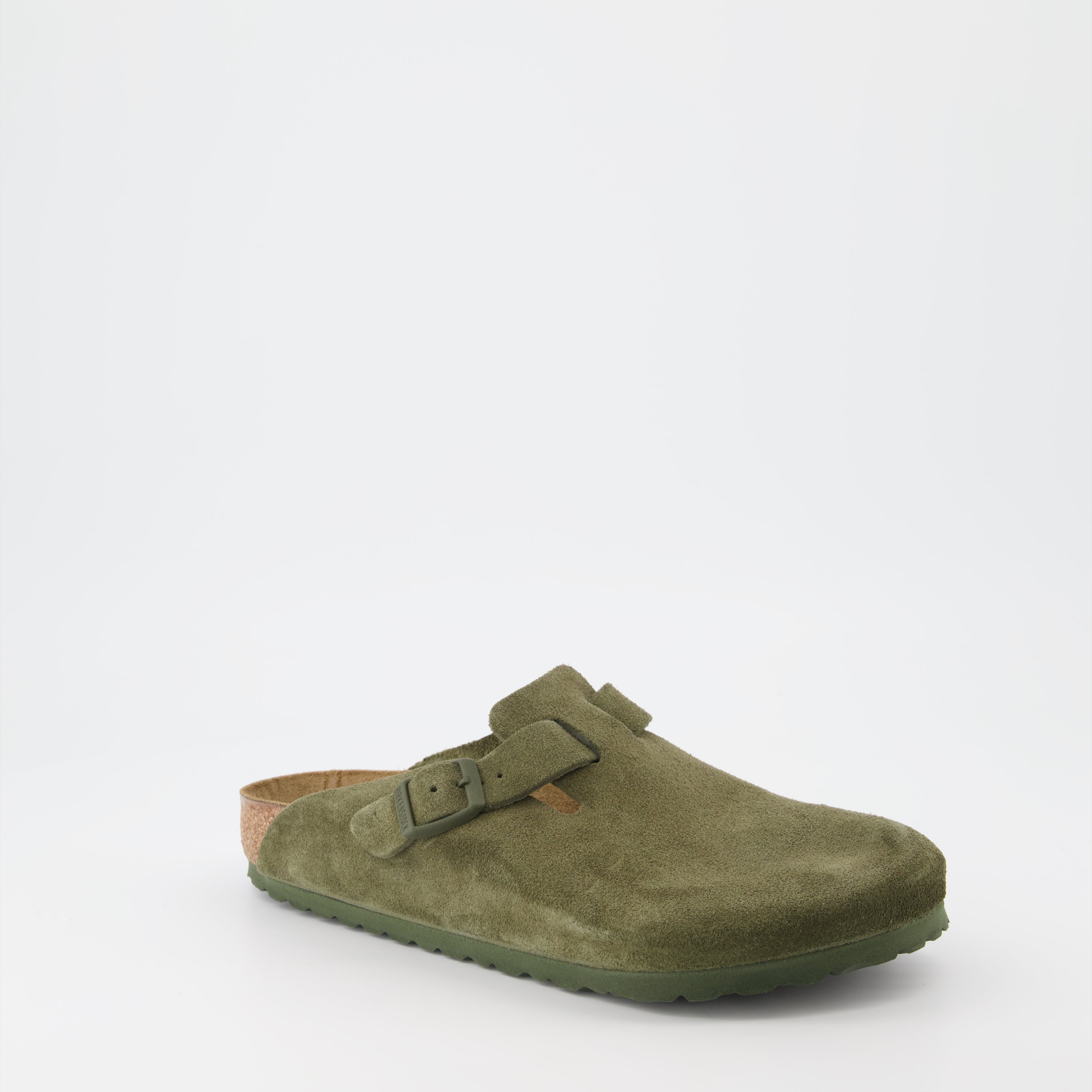 Offene schuhe Boston Clogs Birkenstock Khaki Homme