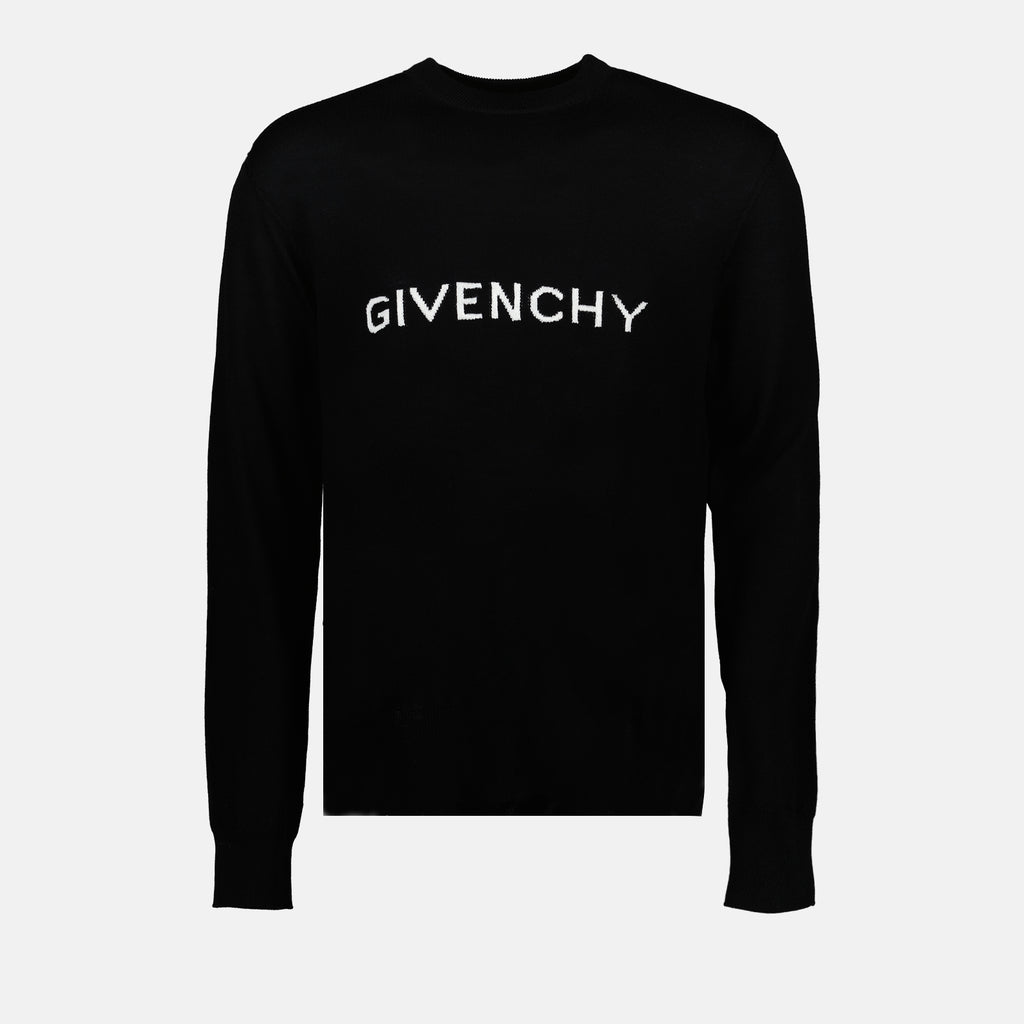 Sweatshirts Pull à logo Givenchy Noir Homme
