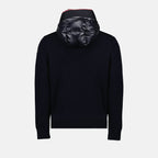 Vestes Veste bi-matière Moncler Bleu Homme