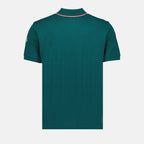Polo shirts Polo shirt with logo and piping Moncler Green Man
