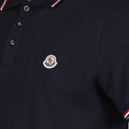 Polo shirts Logo and Trim Polo Moncler Dark blue Man