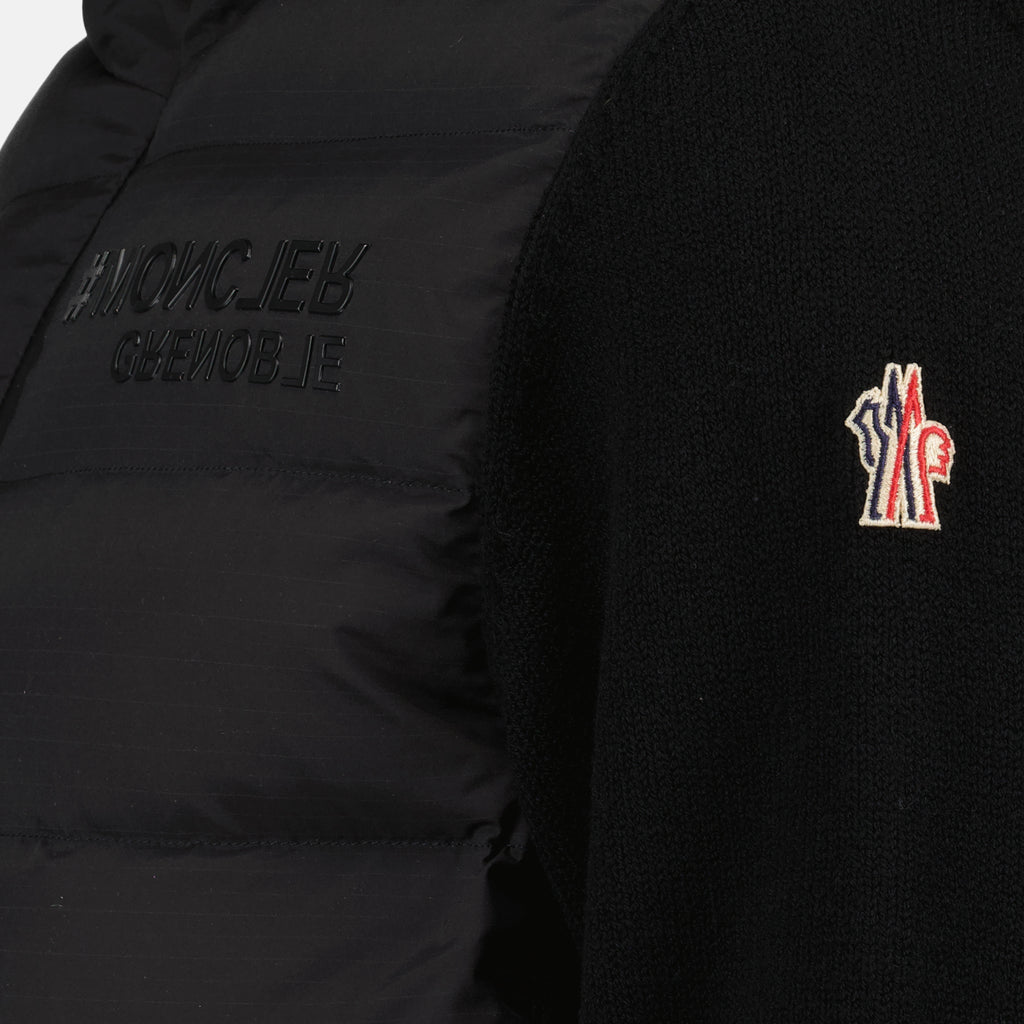 Vestes Veste bi-matière Moncler Grenoble Noir Homme