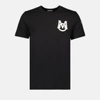 티셔츠 T-shirt logo M Moncler 검은색 Homme