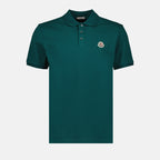Polo shirts Logo polo shirt Moncler Green Man