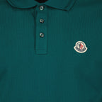 Polo shirts Logo polo shirt Moncler Green Man