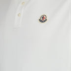 Polo shirts Logo polo shirt Moncler White Man