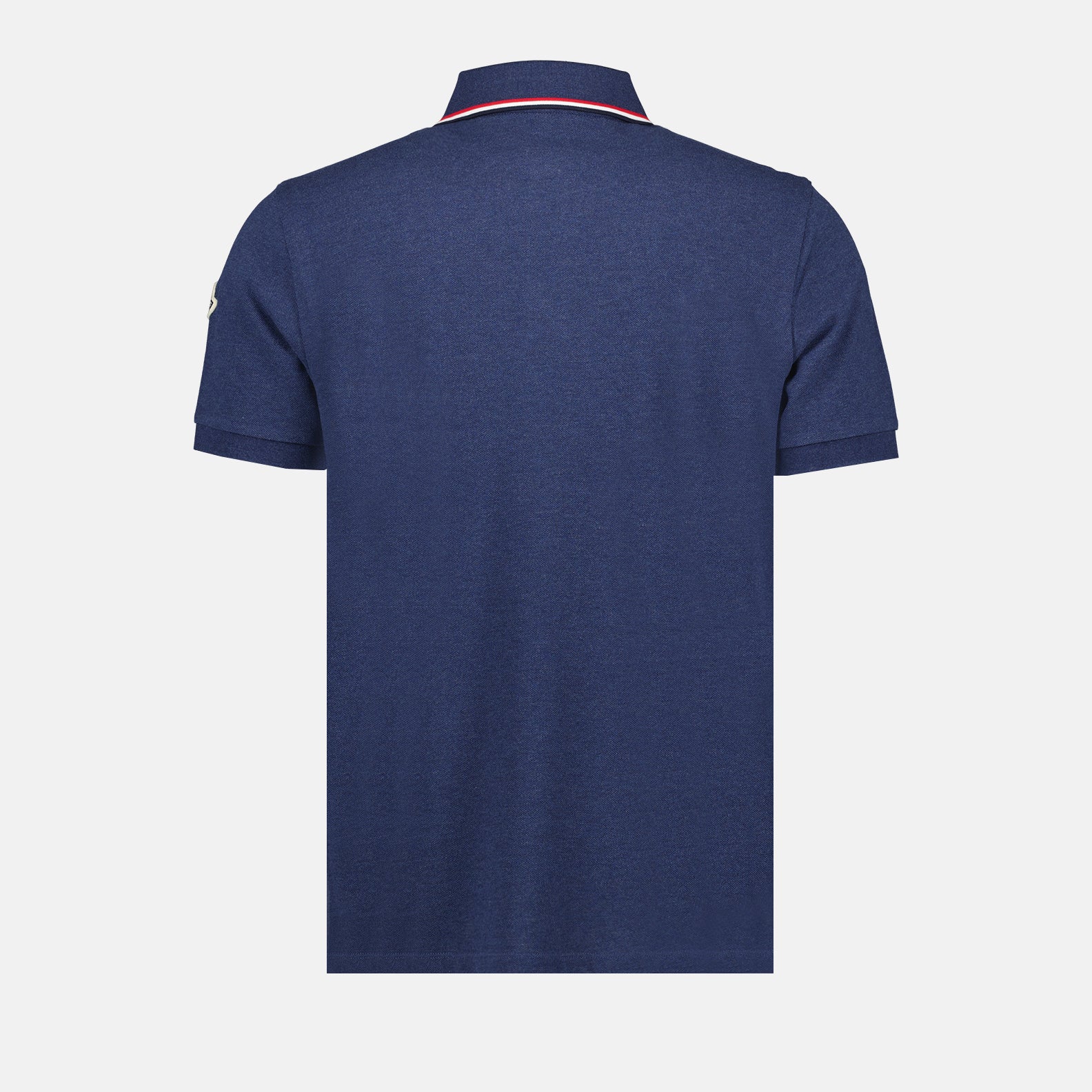 Polo shirts Polo shirt with logo and piping Moncler Blue Man