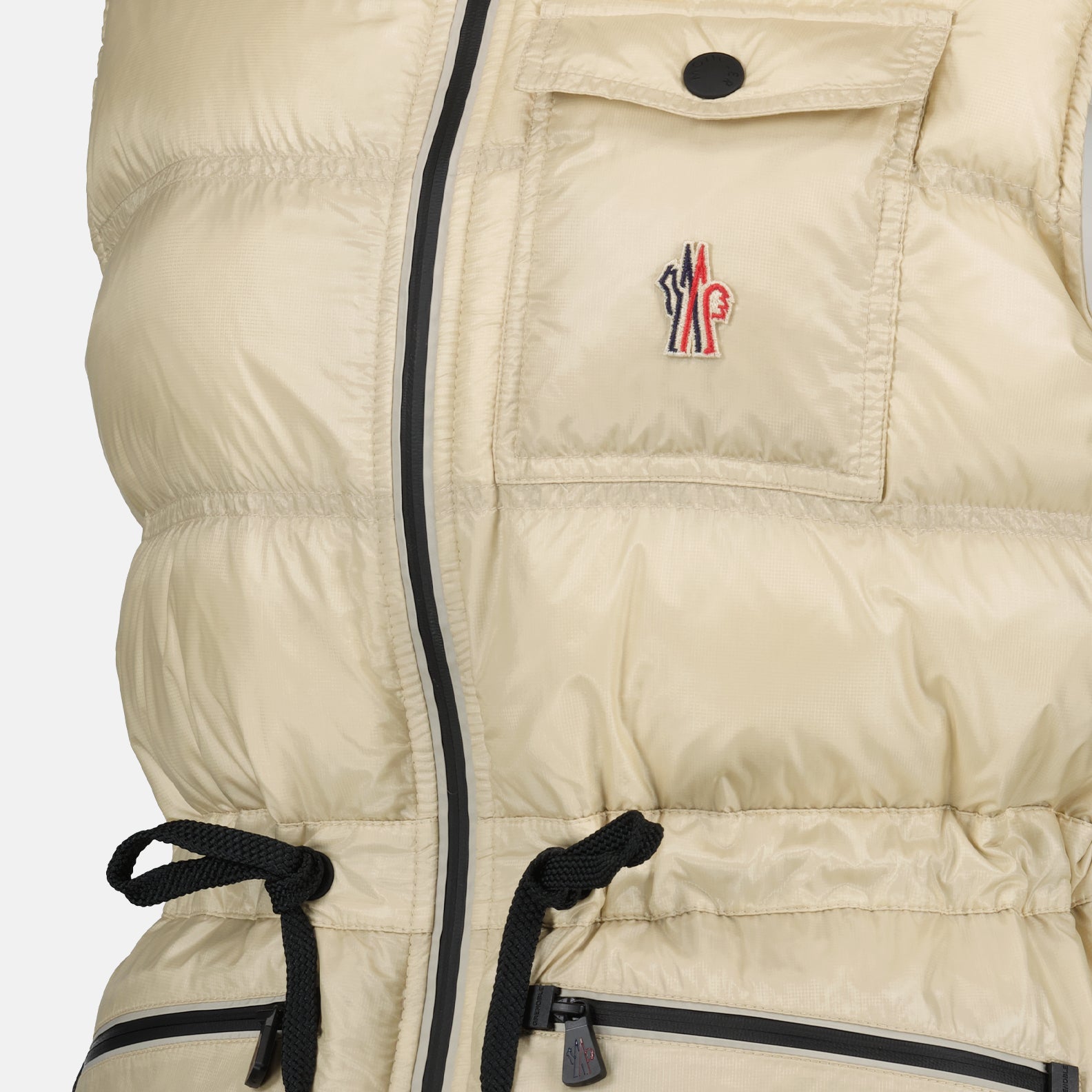 Coats Arolles sleeveless down jacket Moncler Grenoble Beige Women
