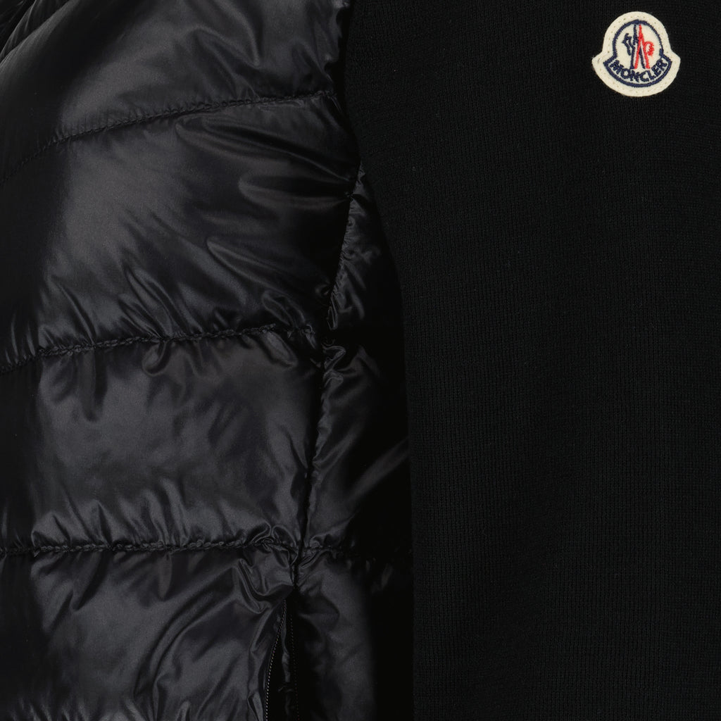 재킷 Veste bi-matière Moncler 검은색 Femme