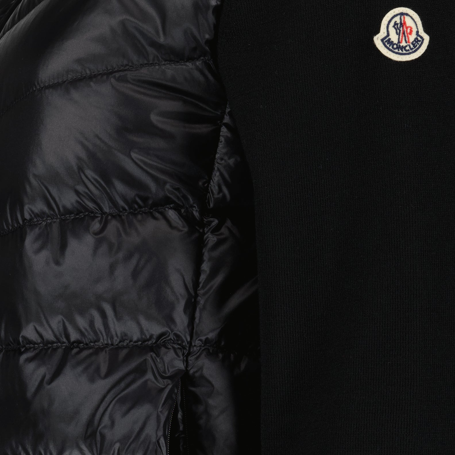재킷 Veste bi-matière Moncler 검은색 Femme