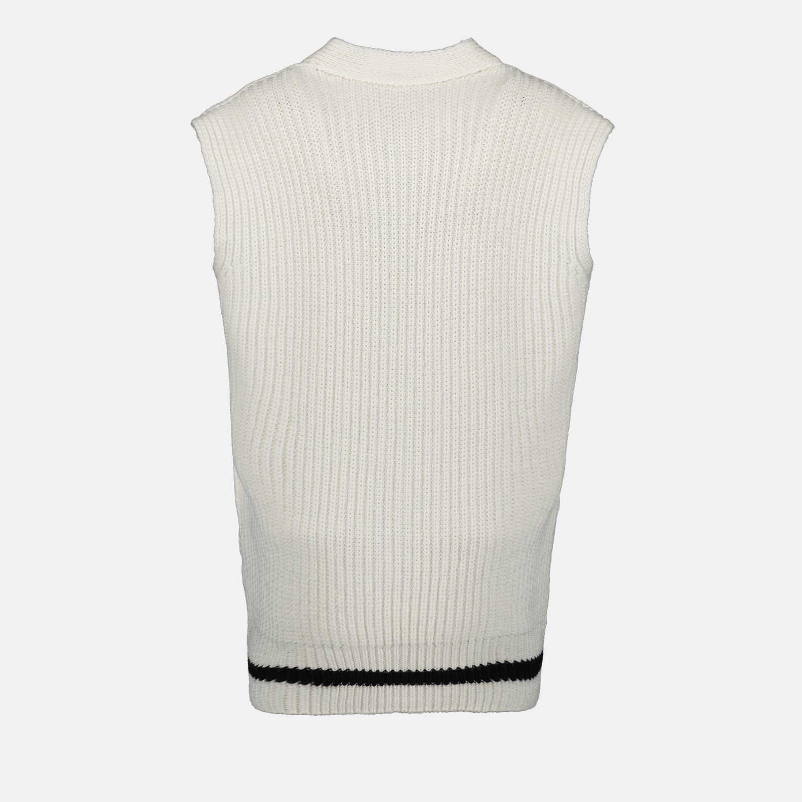 Malhas Cardigan sans manches Moncler Branco Femme