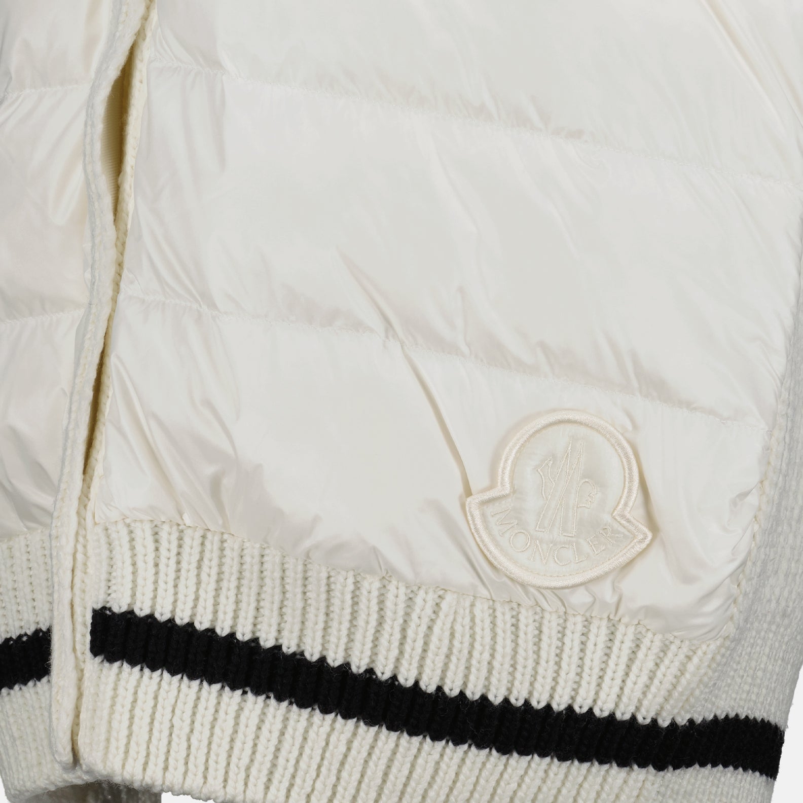 Malhas Cardigan sans manches Moncler Branco Femme