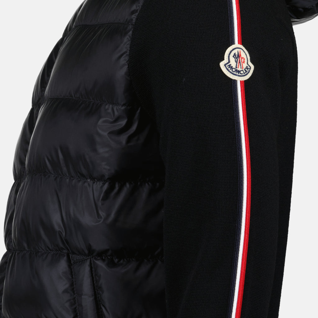 재킷 Veste bi-matière Moncler 검은색 Homme