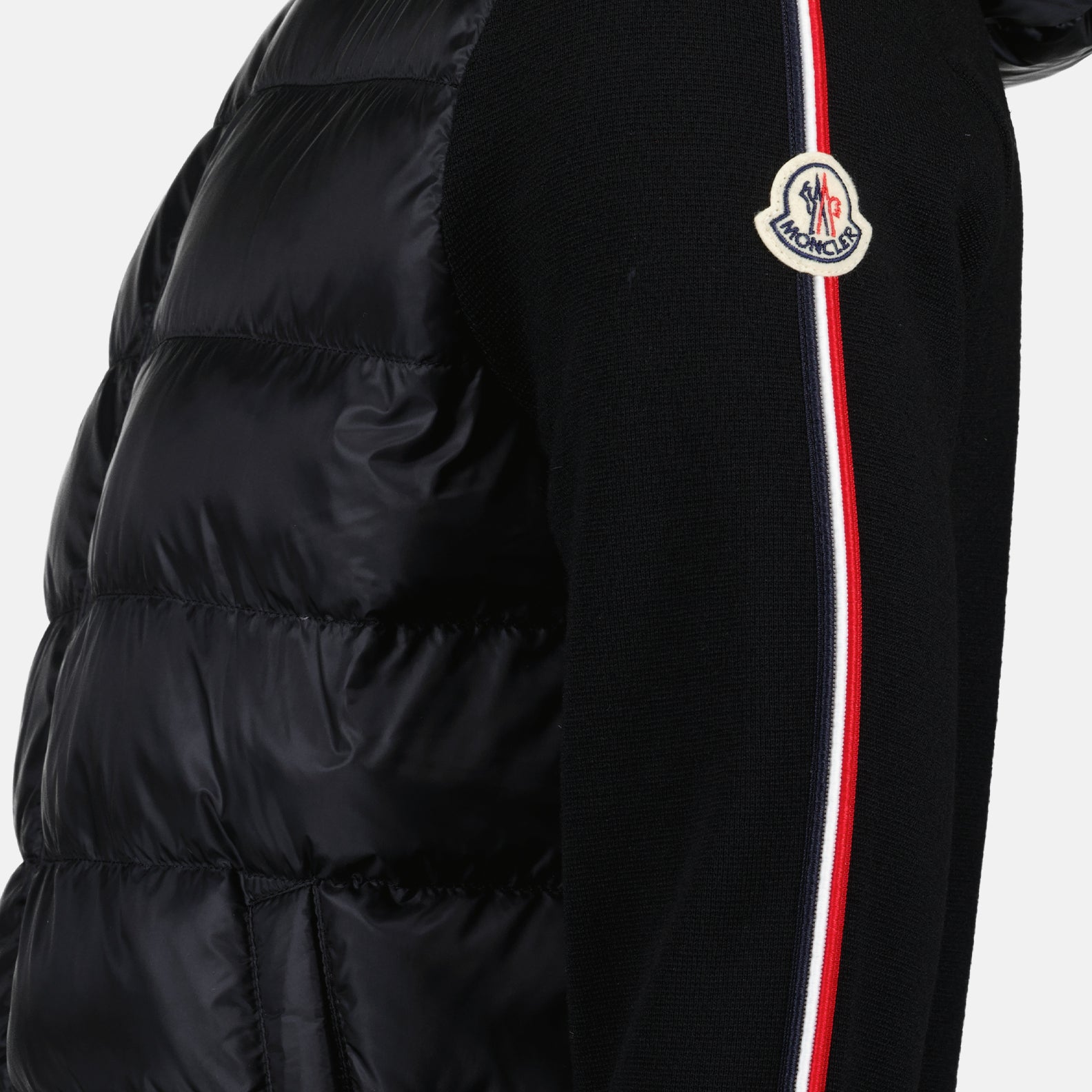 재킷 Veste bi-matière Moncler 검은색 Homme