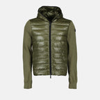 재킷 Veste bi-matière Moncler 카키색 옷감 Homme