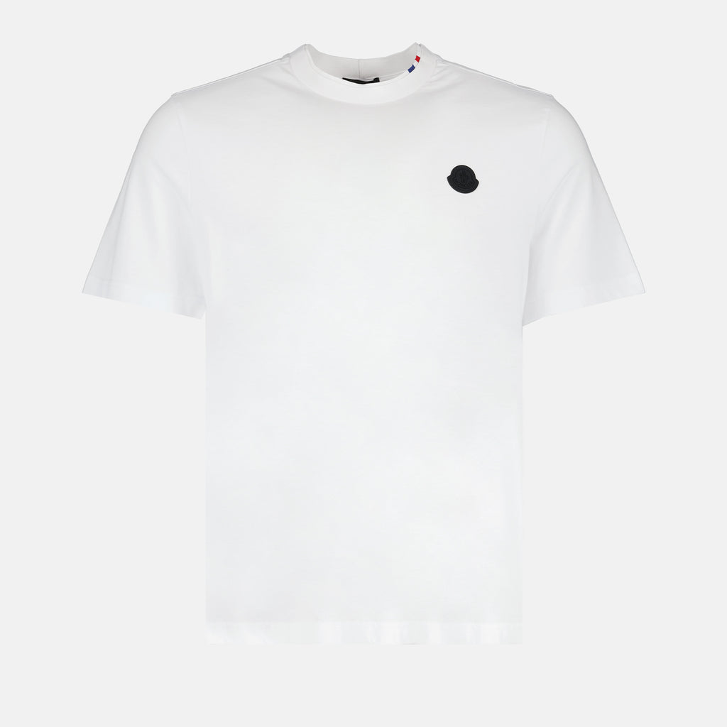 T-shirt T-shirt à logo Moncler Bianco Homme