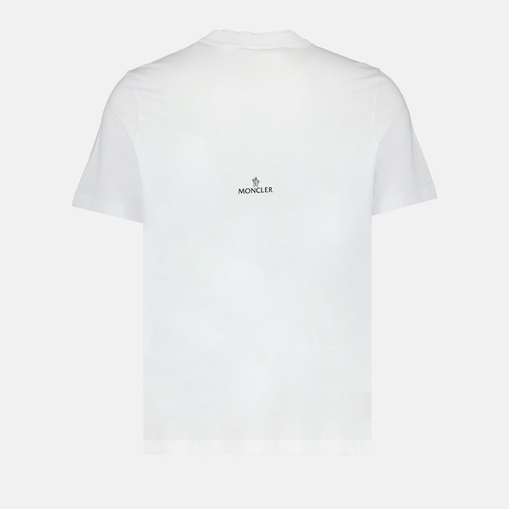 T-shirt T-shirt à logo Moncler Bianco Homme