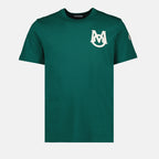 T-shirt T-shirt logo M Moncler Verde Homme