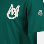 T-shirt T-shirt logo M Moncler Verde Homme