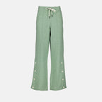 Pants Velvet jogging pants Moncler Grenoble Green Women
