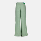 Pants Velvet jogging pants Moncler Grenoble Green Women