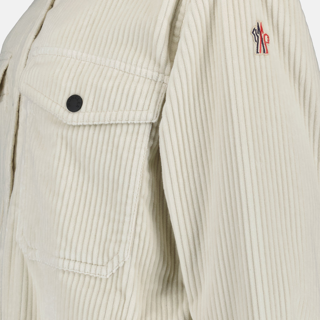 Abrigos Abrigo Largo de Plumón Vanay Moncler Grenoble Beige Femme